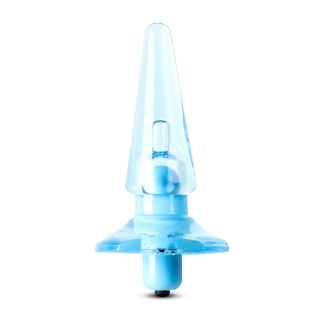 Blue Vibrating Anal Plug