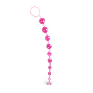 Pink 10-Bead Anal Toy