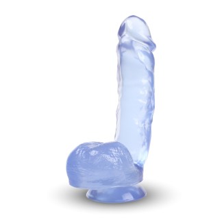 8.7'' Clear Purple Hard-On Dildo