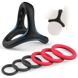 7-Piece Silicone Ring Set