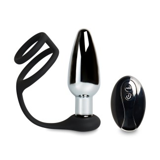Metal Remote Vibrating Plug