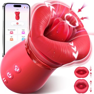 Red Big Mouth App-Controlled Vibe