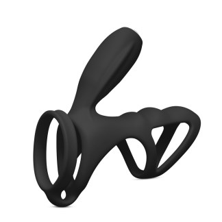 Black Silicone Vibrating Ring