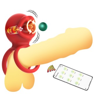 Red App-Controlled Cock Ring