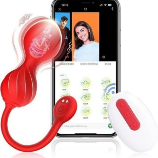 Red App-Controlled Vibrator