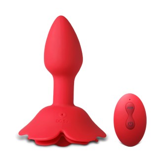 Red Rotating Anal Plug
