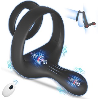 Black Remote Cock Ring