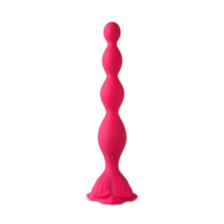 Red Flower Anal Beads