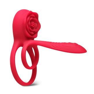 Red App-Controlled Vibrating Ring