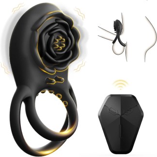 Remote Rose Cock Ring